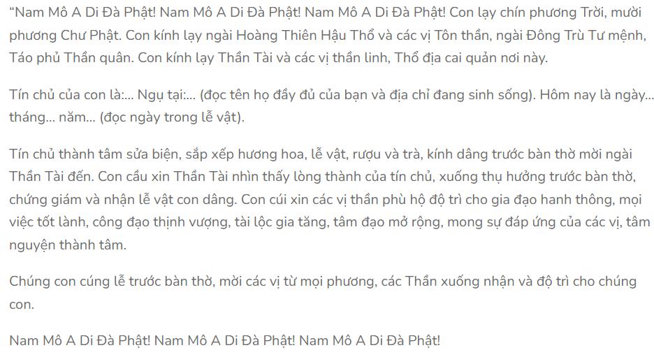 Cách cầu trúng số ở bàn thờ Thổ Địa – Thần Tài 